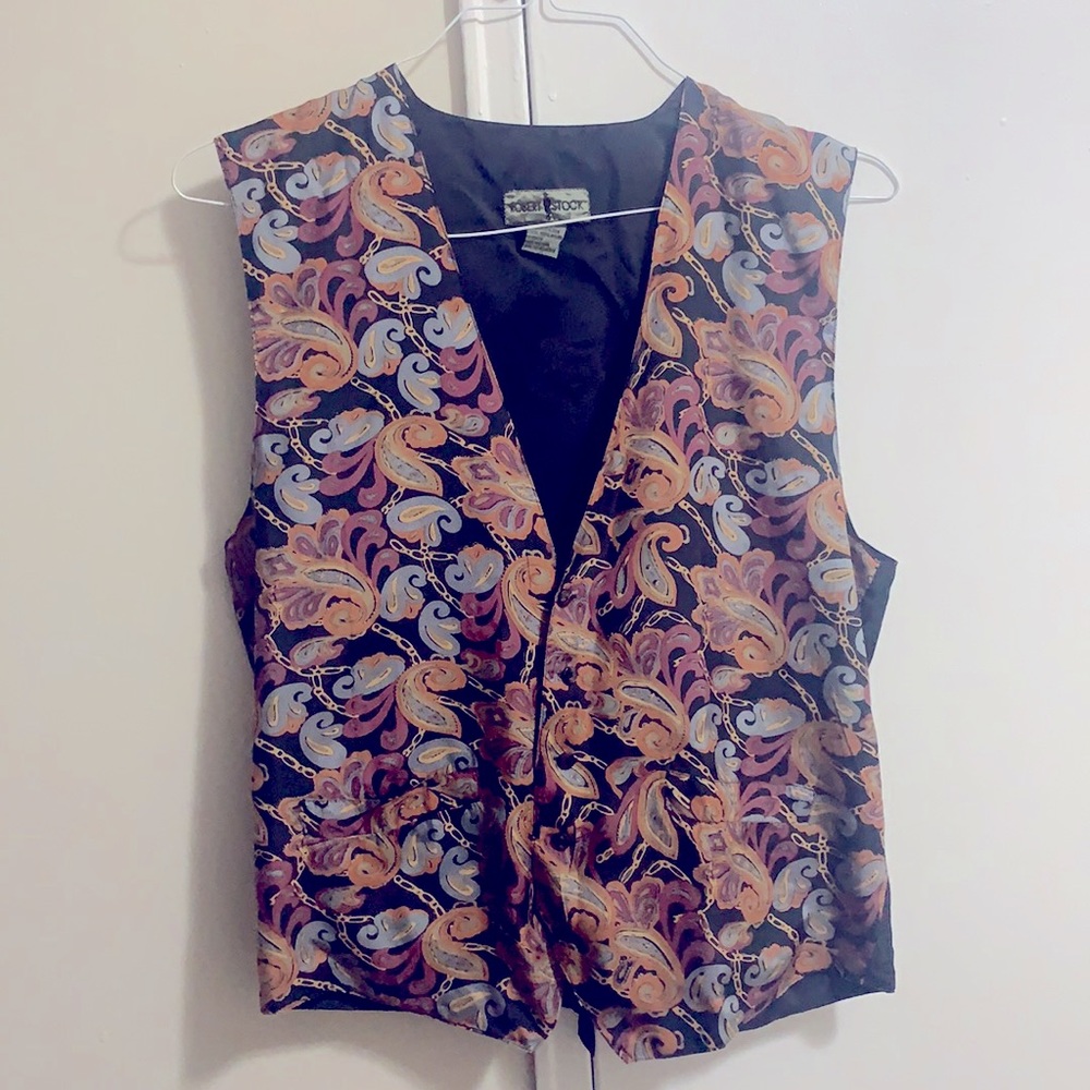 100% Silk Men’s Dress Vest Size: S